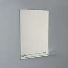 Зеркало в ванную комнату с полкой, прямоугольное, 35×50 см - Фото 2