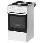 Плита Darina S EM 341 404 W, электрическая, 4 конфорки, 50 л, эмаль, без гриля, белая - Фото 2
