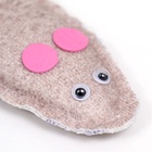 Игрушка для кошек "Мышь" 7,5 см, микс цветов - фото 22407121