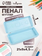 Пенал - футляр Calligrata «Прованс», 21×9×4.5 см, непрозрачный, пластиковый, МИКС - Фото 1