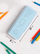 Пенал - футляр Calligrata «Прованс», 21×9×4.5 см, непрозрачный, пластиковый, МИКС - Фото 2