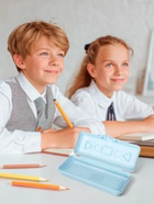 Пенал - футляр Calligrata «Прованс», 90×210×40 мм, непрозрачный, пластиковый, МИКС - Фото 3