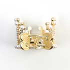 Зажим для волос со стразами «Queen», 3,5 х 4,5 х 3 см - Фото 7