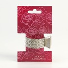 Зажим для волос со стразами «Нежность», 3,5 х 4,5 х 1.5 см - Фото 2