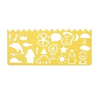 Набор пластиковых трафаретов Calligrata «Фигурки», 4 штуки, МИКС - Фото 3