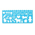 Набор пластиковых трафаретов Calligrata «Фигурки», 4 штуки, МИКС - Фото 4