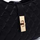 Сумка женская багет на молнии, 22×7×12 см, чёрная - Фото 4