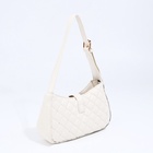 Сумка женская багет на молнии, 22×7×12 см, белая - Фото 5