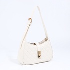 Сумка женская багет на молнии, 22×7×12 см, белая - Фото 6