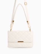 Сумка женская на магните, белая - Фото 10