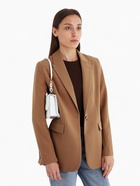 Сумка женская на магните, белая - Фото 11