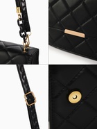 Сумка женская на магните, цвет чёрный - Фото 7