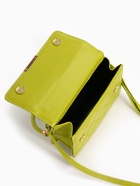 Сумка женская мессенджер на магните, 22×6×14 см, со стёжкой, зелёная - Фото 9