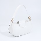 Сумка-багет на молнии, цвет белый - фото 805724312 Сумка-багет на молнии, цвет белый - фото 805724312