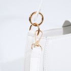 Сумка-багет на молнии, цвет белый - фото 805724315 Сумка-багет на молнии, цвет белый - фото 805724315