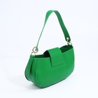 Сумка-багет на молнии, цвет зелёный 9681299