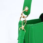 Сумка-багет на молнии, цвет зелёный 9681299