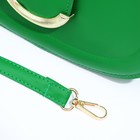 Сумка-багет на молнии, цвет зелёный 9681299