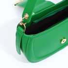 Сумка-багет на молнии, цвет зелёный 9681299