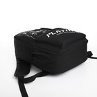 Рюкзак молодёжный из текстиля, 4 кармана, цвет чёрный - Фото 3