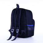 Рюкзак детский на молнии, 3 наружных кармана, цвет чёрный/красный - фото 118974949 Рюкзак детский на молнии, 3 наружных кармана, цвет чёрный/красный - фото 118974949