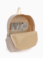 Рюкзак школьный на молнии, с карманами, с принтом, размер 30×12×38 см, бежевый - Фото 4