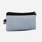 Рюкзак на молнии, 3 наружных кармана, кошелёк, цвет серый - Фото 6