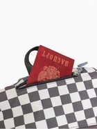 Рюкзак школьный на молнии, с карманами, в клетку, размер 29×15×40 см, серый - фото 51987565