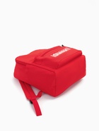 Рюкзак школьный на молнии, с карманами, однотонный, размер 30×16×39 см, красный - Фото 5