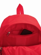 Рюкзак школьный на молнии, с карманами, однотонный, размер 30×16×39 см, красный - Фото 10