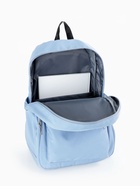 Рюкзак школьный на молнии, с карманами, с принтом, размер 30×15×43 см, голубой - Фото 6