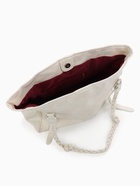 Сумка-шопер женская на молнии, размер 44×10×29 см, однотонная, белая - Фото 8