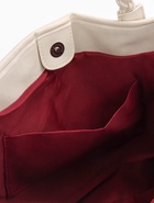 Сумка-шопер женская на молнии, размер 44×10×29 см, однотонная, белая - Фото 7