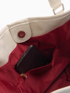 Сумка-шопер женская на молнии, размер 44×10×29 см, однотонная, белая - Фото 9