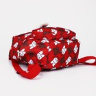 Рюкзак детский на молнии, 3 наружных кармана, цвет красный - фото 7031505