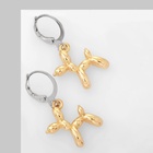 Серьги со съёмным элементом «Собачка» игрушечная, цвет золото - Фото 3