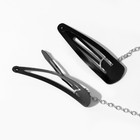 Колье на голову «Индия» бирюза, цвет красно-голубой в чернёном серебре, 32 см - Фото 4