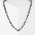 Цепь «Гладиатор» спиральное плетение, цвет серебро, 50 см - фото 19843704