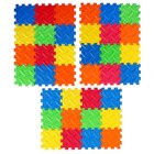 Коврик-пазл «Цветные квадраты», 36 элементов - фото 7009234