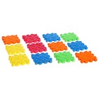 Коврик-пазл «Цветные квадраты», 36 элементов - фото 7009235