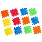 Коврик-пазл «Цветные квадраты», 36 элементов - фото 3902645