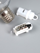 Ёлочный шар «Оленёнок», d=8 см, 1 LED, от батареек, свечение тёплое белое 9594240 - фото 16954040