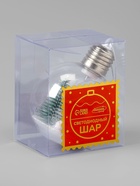 Ёлочный шар «Оленёнок», d=8 см, 1 LED, от батареек, свечение тёплое белое 9594240 - фото 16954041