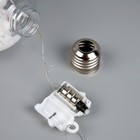 Ёлочный шар «Заяц», батарейки, 1 LED, свечение тёплое белое - фото 7009339