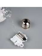 Ёлочный шар «Заяц», 10×13 см, 1 LED, от батареек, свечение тёплое белое - Фото 6