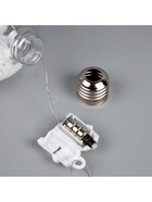 Ёлочный шар «Зайка», 10×13 см, 1 LED, от батареек, свечение тёплое белое - Фото 6