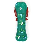 Игрушка пищащая для собак "Новогодняя кость с бантиком", виниловая, 18 х 5,6 х 4 см, зелёная   96146 - Фото 3