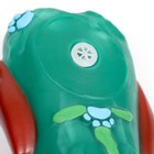 Игрушка пищащая для собак "Новогодняя кость с бантиком", виниловая, 18 х 5,6 х 4 см, зелёная - Фото 4