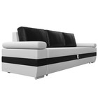 Прямой диван «Канкун», механизм дельфин, экокожа, цвет белый / чёрный - Фото 3