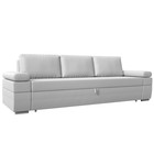 Прямой диван «Канкун», механизм дельфин, экокожа, цвет белый - Фото 1